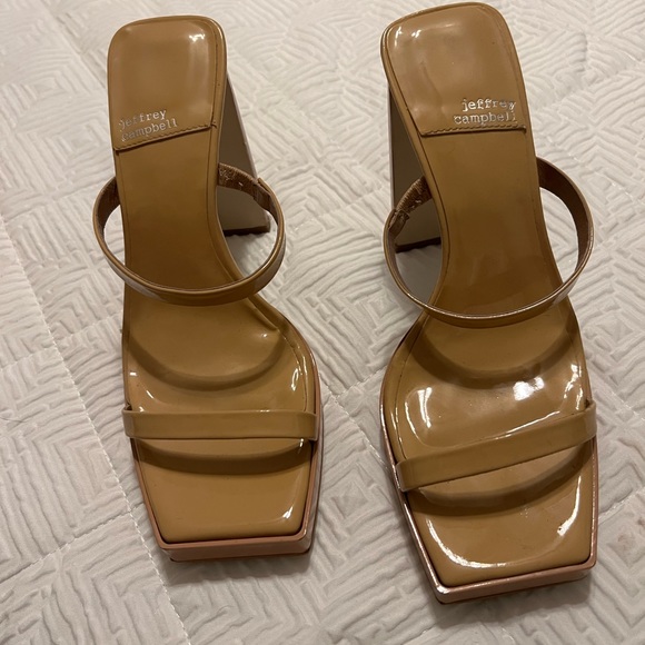 Jeffrey Campbell Tan Heels - Picture 2 of 5